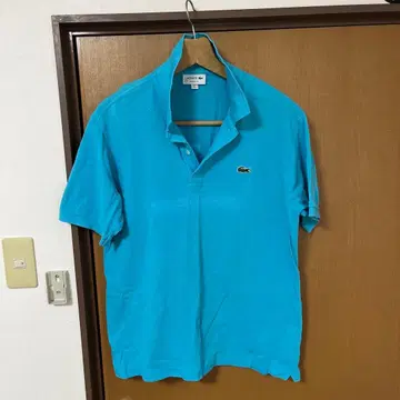 LACOSTE 블루 피케 셔츠 라코스테 L1212A