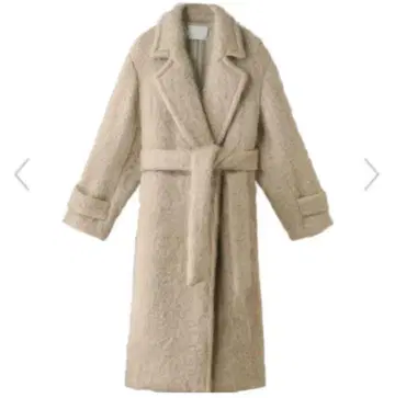 Rito 리토 보아 모헤어 샤기 코쿤 코트 리토 롱 코트