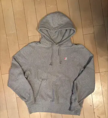 Champion Reverse Weave 후드티 M 사이즈 그레이