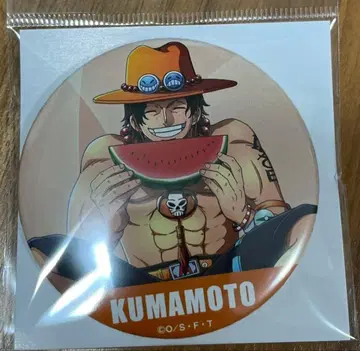원피스 무기와라 스토어 지역 한정 굿즈 캔뱃지 구마모토 에이스