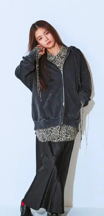 [ JEANASIS ] Fade 컬러 ZIP 후디