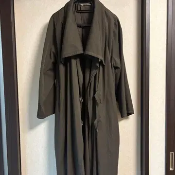 다크 브라운 롱 코트 프리 사이즈
