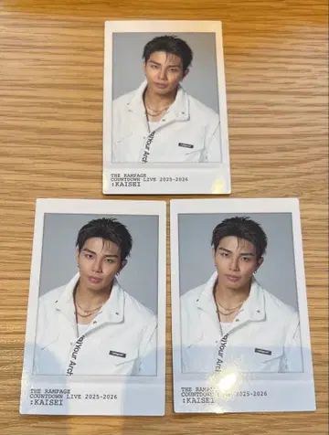 THE RAMPAGE 타케치 카이세이 스티커 카드 3점 익명 배송