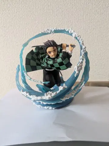 탄지로 피규어 물 이펙트