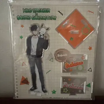 아크릴 스탠드 벚꽃 하루카 x 포차코