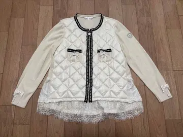 아이보리 퀼팅 자켓 44 super beauty