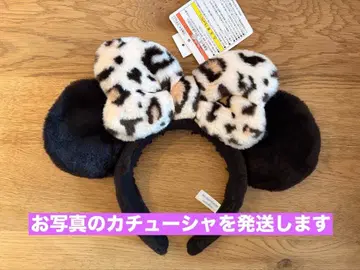 택 포함 새상품 레오파드 무늬 미니 머리띠 디즈니 리조트