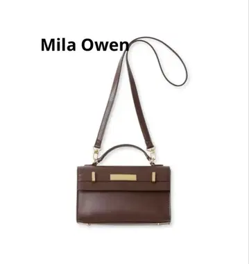 Mila Owen 와이드 스퀘어 숄더 핸드백