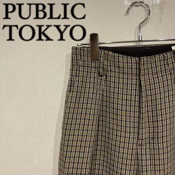 [새상품급] PUBLIC TOKYO 18AW 코드 건클럽 와이드 팬츠
