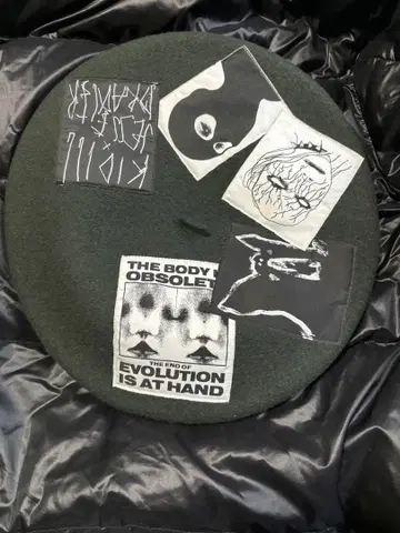 KIDILL 다크 그린 베레모