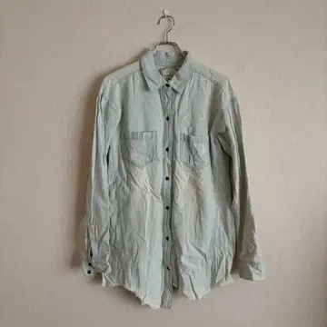 avan lily 연한 그린 버튼 달린 셔츠 키노시타 유키나 프로듀스