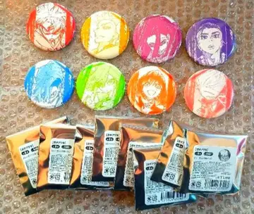 가치액터 캔뱃지 원작 전 8종 세트