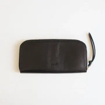 새상품 TIDEWAY 장지갑 롱 월렛 라이트 가죽 라운드 지퍼 남녀 공용