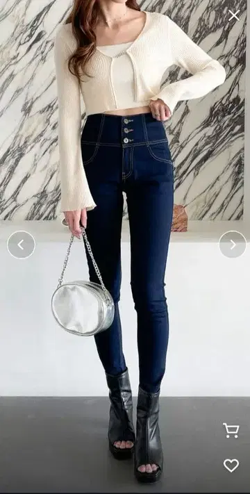 Heather 스키니 데님