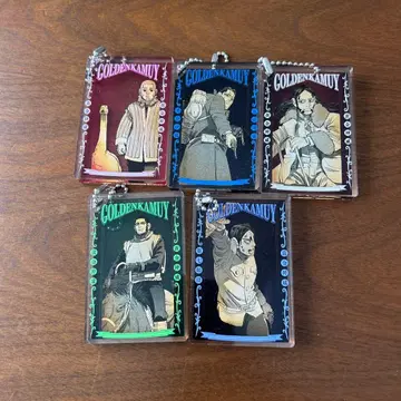 골든 카무이 아크릴 키링 5개 세트