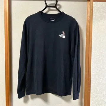 THE NORTH FACE 긴팔 티셔츠 M 사이즈 고양이 자수