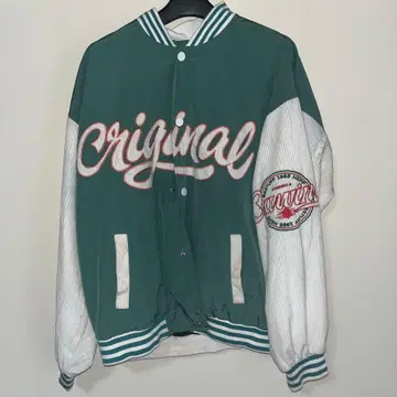 Fuseeho 바시티 자켓 구제 의류 스트릿