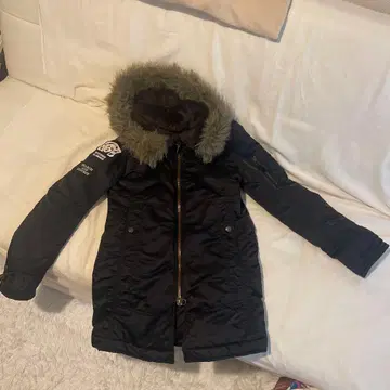 HYSTERIC GLAMOUR 블랙 모즈 코트