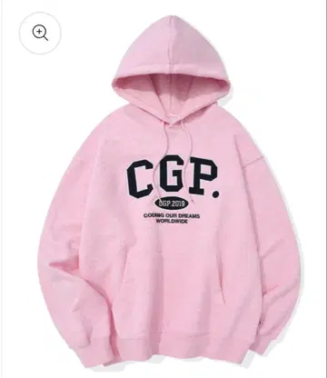 codegraphy 핑크 후드 부착 후드티 M 사이즈