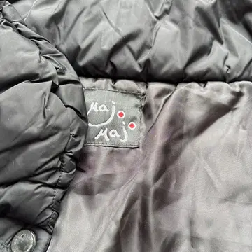 maj 블랙 다운 자켓