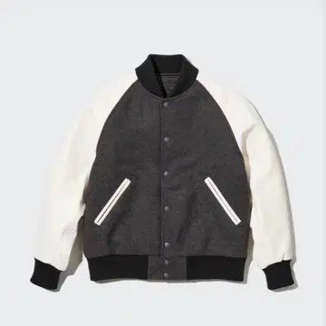 새상품 유니클로 UNIQLO 스타디움 점퍼 그레이 XL