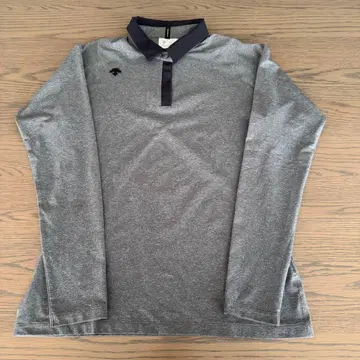 DESCENTE 여성용 긴팔 피케 셔츠 M 그레이