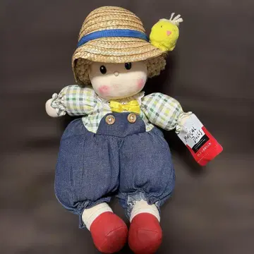 쇼와 레트로 오르골 고개 흔들 인형 태엽식 당시 물건