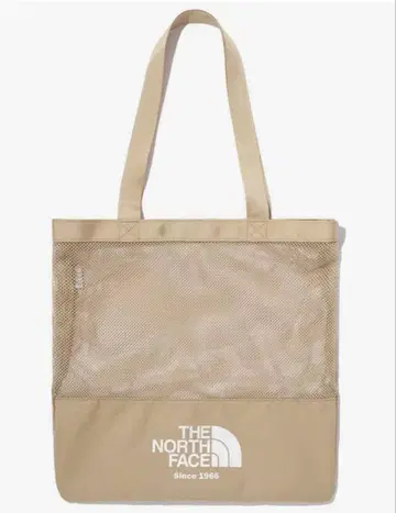 THE NORTH FACE 메쉬 토트백 베이지