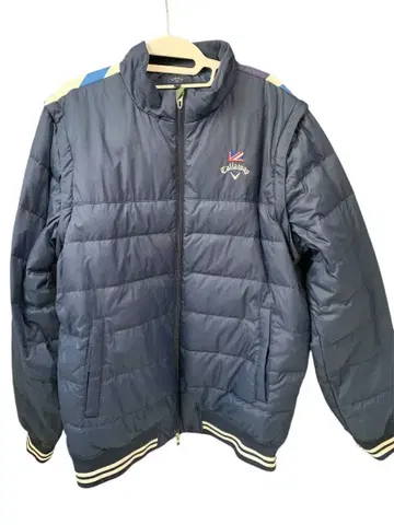 캘러웨이 네이비 다운 자켓