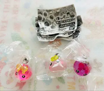 홋페짱 메지루시 액세서리 핑크 보라색 옅은 핑크 3종 세트