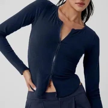 alo 아로 스타더스트 리브 자켓 블랙