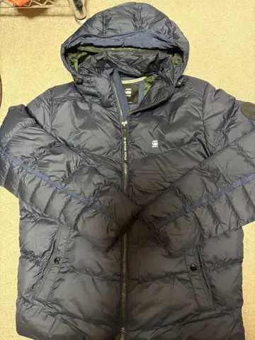 G-STAR RAW 네이비 다운 자켓 XL