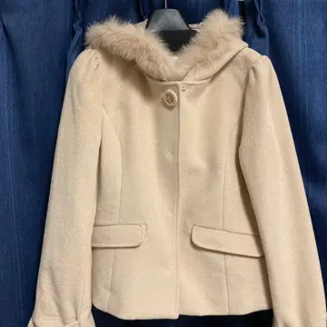 LODISPOTTO 로디스포토 후드 숏코트 카멜 미사용 새상품