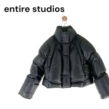 entire studios 블랙 다운 자켓 S
