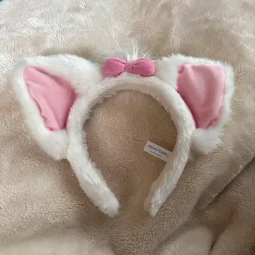 디즈니 고양이 귀 머리띠 마리
