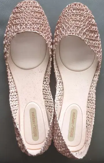 melissa + campana 플랫슈즈 로즈 골드