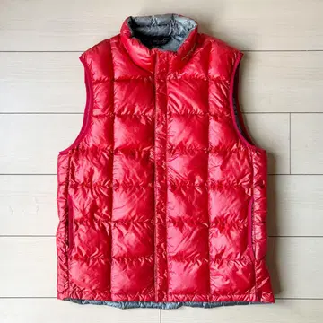 새상품급 몽벨 U.L. 다운 이너 베스트 M 빨간색