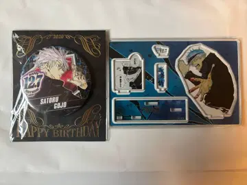 고죠 사토루 점프샵 벌스데이 캔뱃지 아크릴 디오라마 스탠드 2020