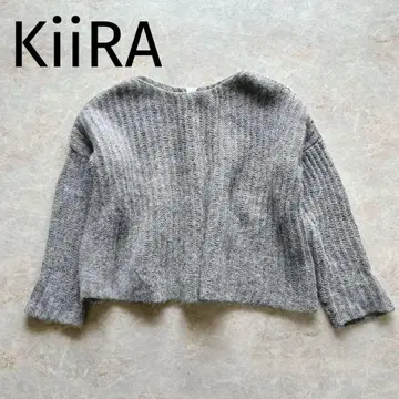KiiRA 키라 알파카 울 루즈 니트 스웨터 그레이지