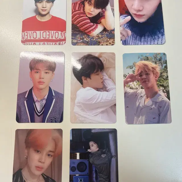 싹다 0.3)방탄 포카 지민 슈가 정국