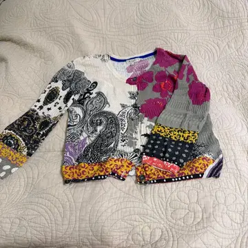 ETRO 멀티 컬러 긴팔 가디건 42