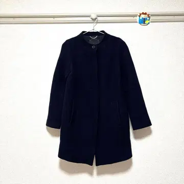 UNTITLED 언타이틀 밴드 카라 코트/네이비/다크 네이비