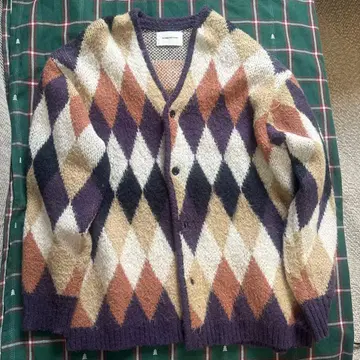 CALIFORNIA RANCH HOUSE 다이아몬드 패턴 가디건 M