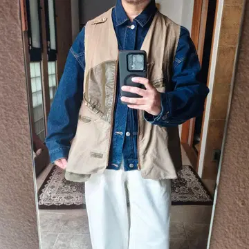 40s USA MASLAND 낚시용 조끼 자켓