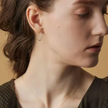 아가트 WEB 한정판 실버 귀걸이