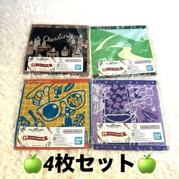 [ 미개봉 새상품 ] 미세스 그린애플 1번 복권 자카드 타월 4장 세트