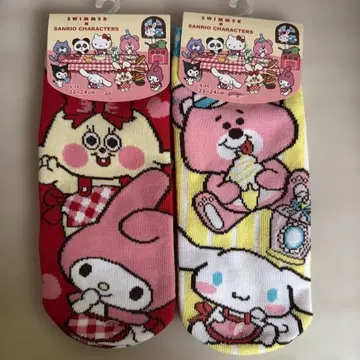 SWIMMER 마이멜로디 시나모롤 삭스 22-24cm