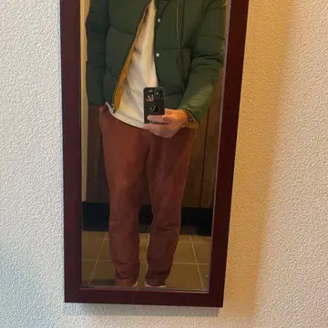 UNITED ARROWS 양면 기모 코듀로이 조절 스트레치 팬츠