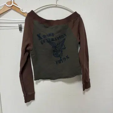 X-girl 오프숄더 상의