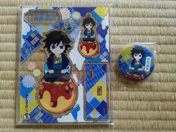 귀멸의 칼날 긴타코 아크릴 스탠드 & 아크릴 키링 캔뱃지 토미오카 기유